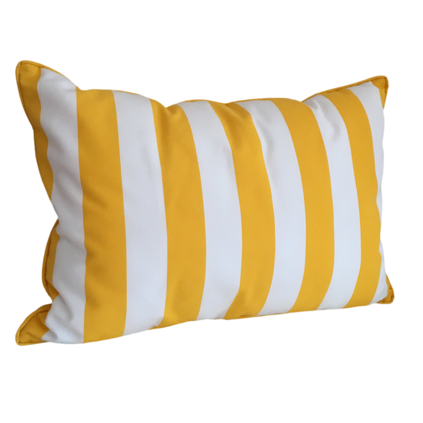 Pillow Yacht Yellow White Striped