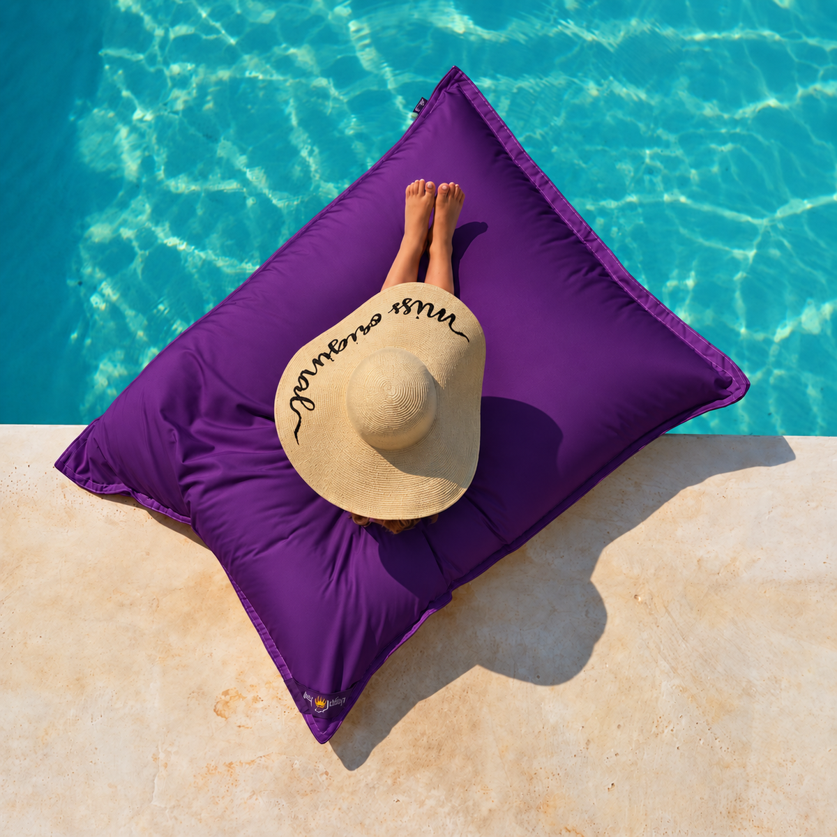 Pool Sitzsack "Mallorca Junior" 130x100 - SOFORT LIEFERBAR | Made in Germany | chillisy®