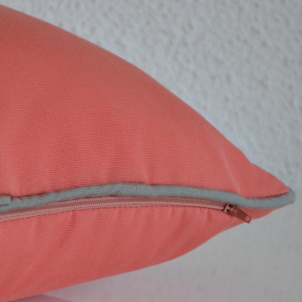 Bootskissen Yachtkissen, Farbe: Pink Grapefruit, Koralle. Indoor, Outdoor, Yacht. Hersteller: chillisy Deutschland.