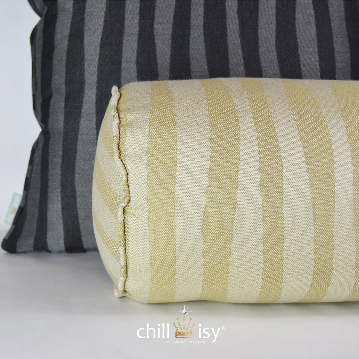Nackenrolle Waves in der Farbe Beige Sand, online kaufen, Marke: chillisy Kissen