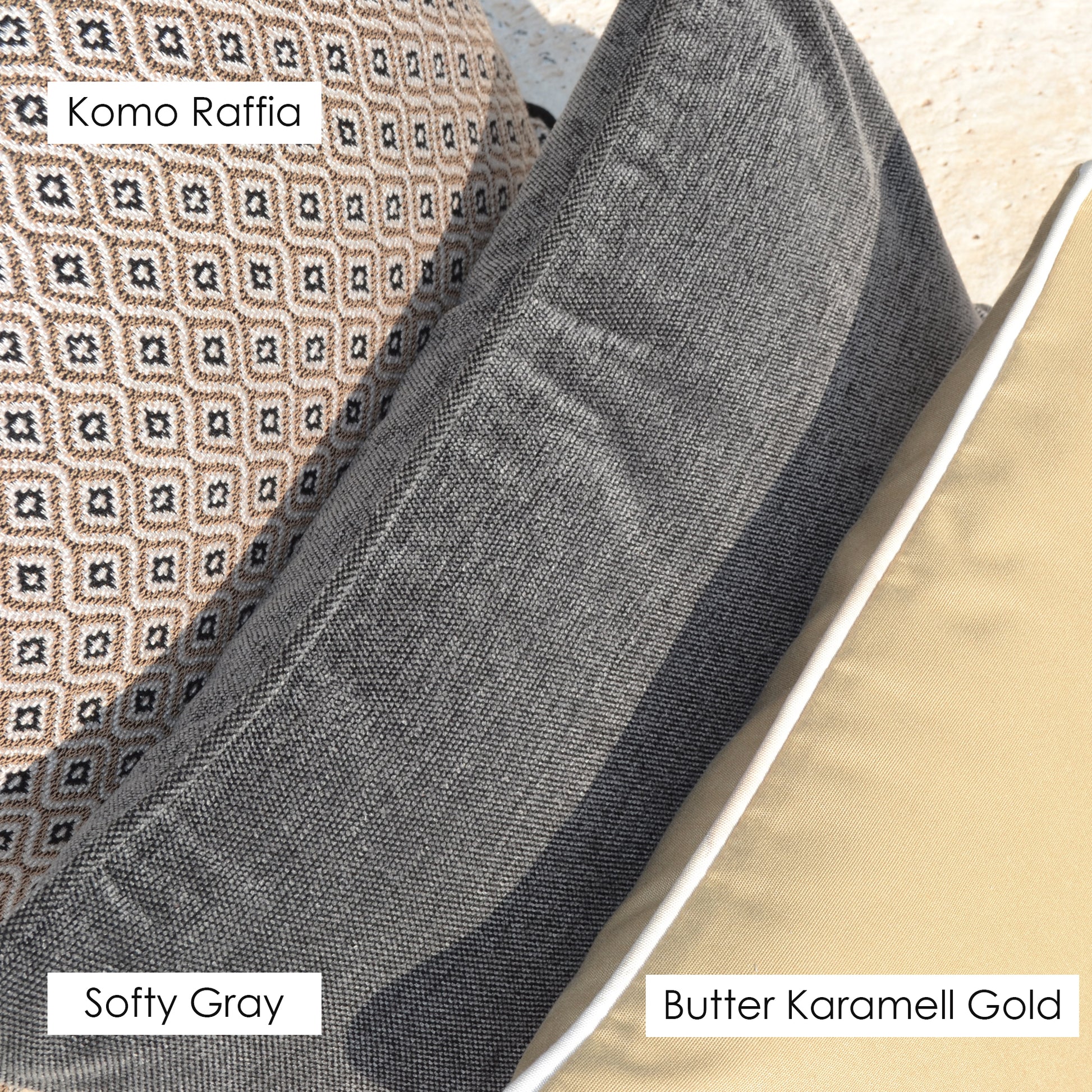 Kissen SOFTY GRAY für Indoor, Outdoor, Yacht, Farbe: Grau. Cushion SOFTY GRAY for Indoor, Outdoor, Yacht, color: gray