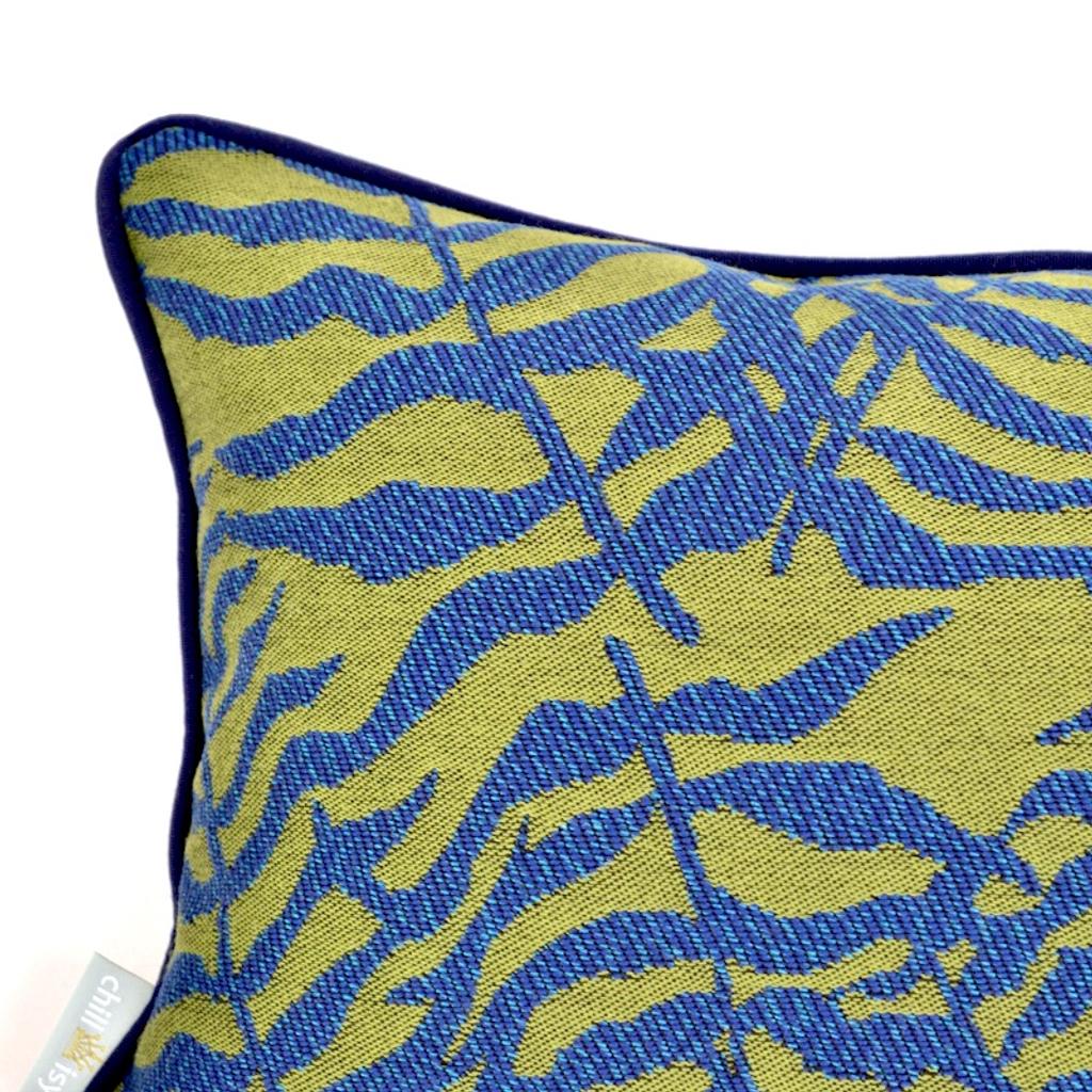 Kissen Sunbrella® Ikebana Bayou Blau