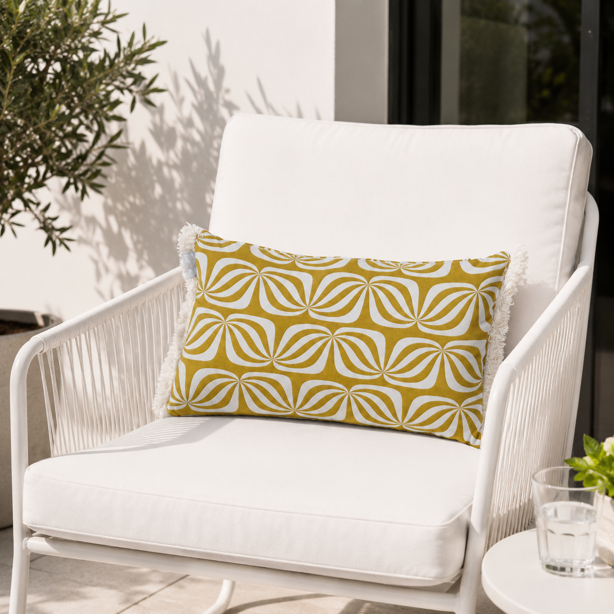 Outdoor Kissen chillisy Goldfalter Riviera Gold