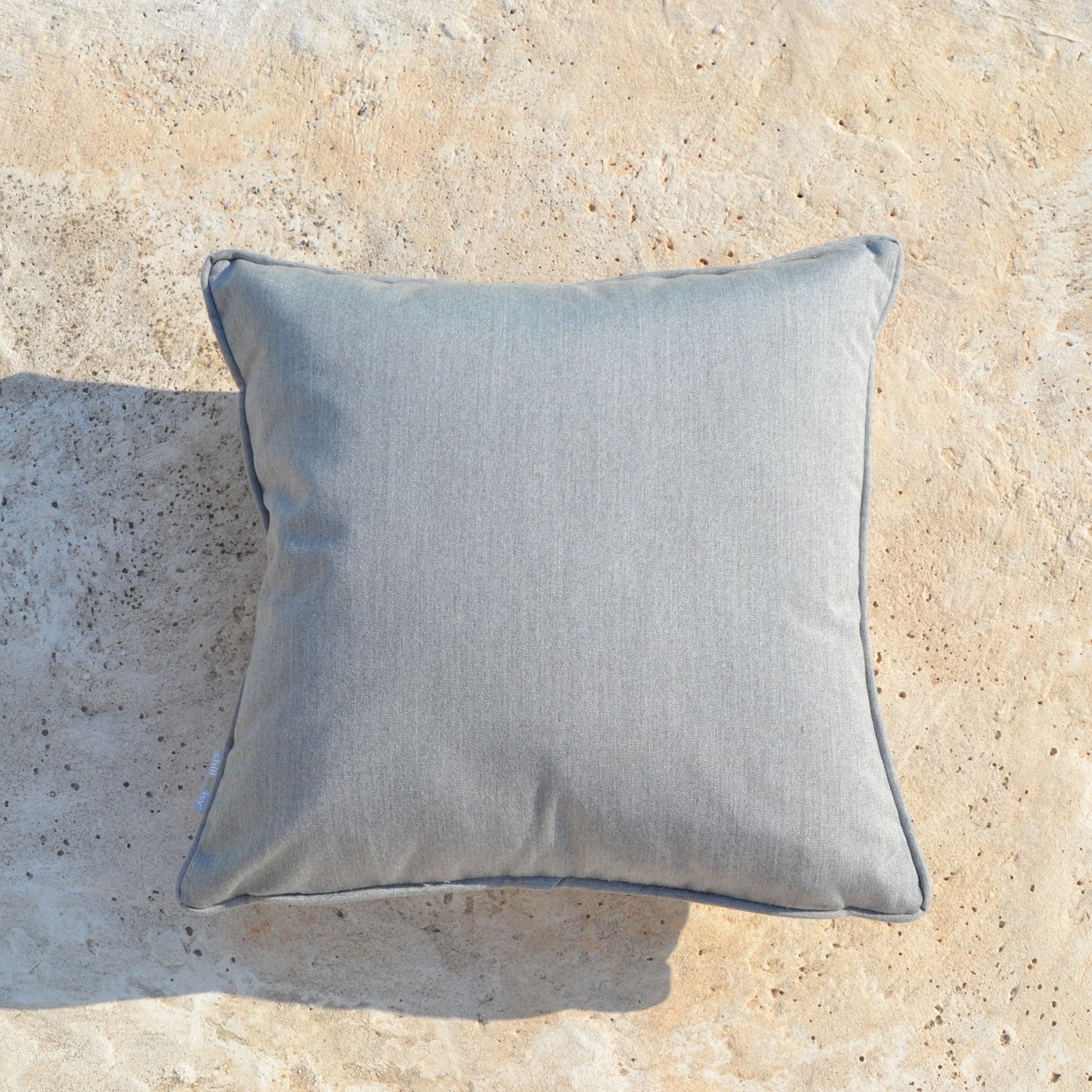 Kissen Summertime Premium mit Keder - Steingrau