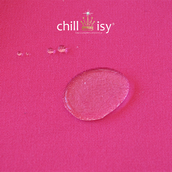 Stoffmuster, Farbe: Pink, Verwendung: Indoor, Outdoor, Yacht. Marke: chillisy. Hergstellt in Deutschland.