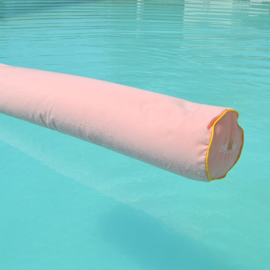 Schwimmnudel Happy Colors Luxus, Farbe: Rosa Gelb. Verwendung: Wasser, Indoor, Outdoor, Yacht. Marke: chillisy, Kollektion: Summertime.