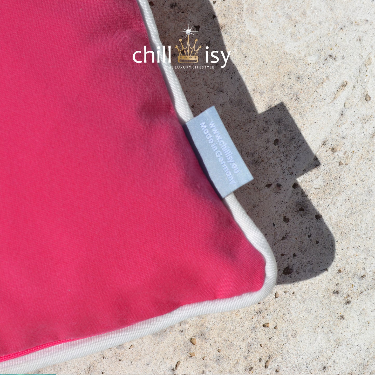 Pinkes Outdoorkissen Lampone
