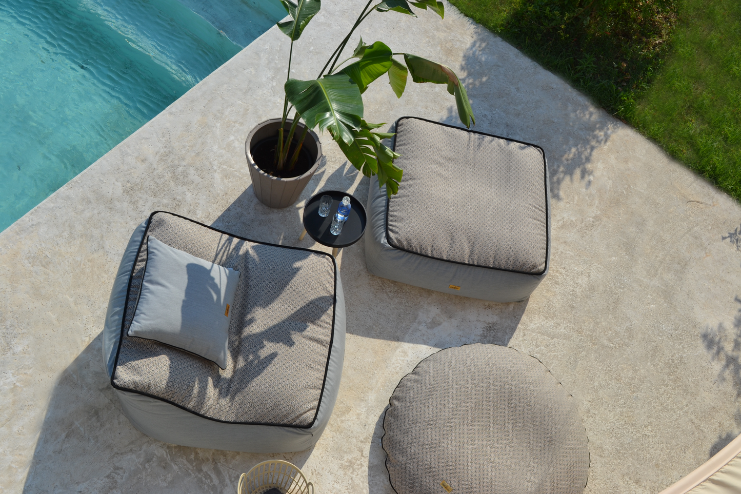 Lounge Sessel Set Sunbrella Komo