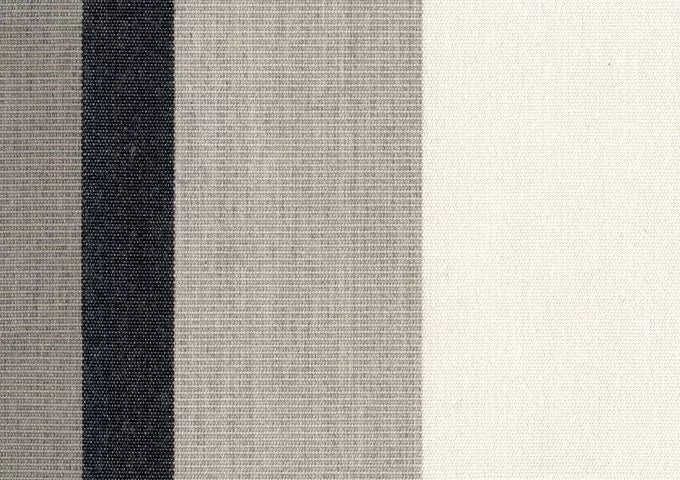 Kissen Sunbrella® Stripes Canyon Grau