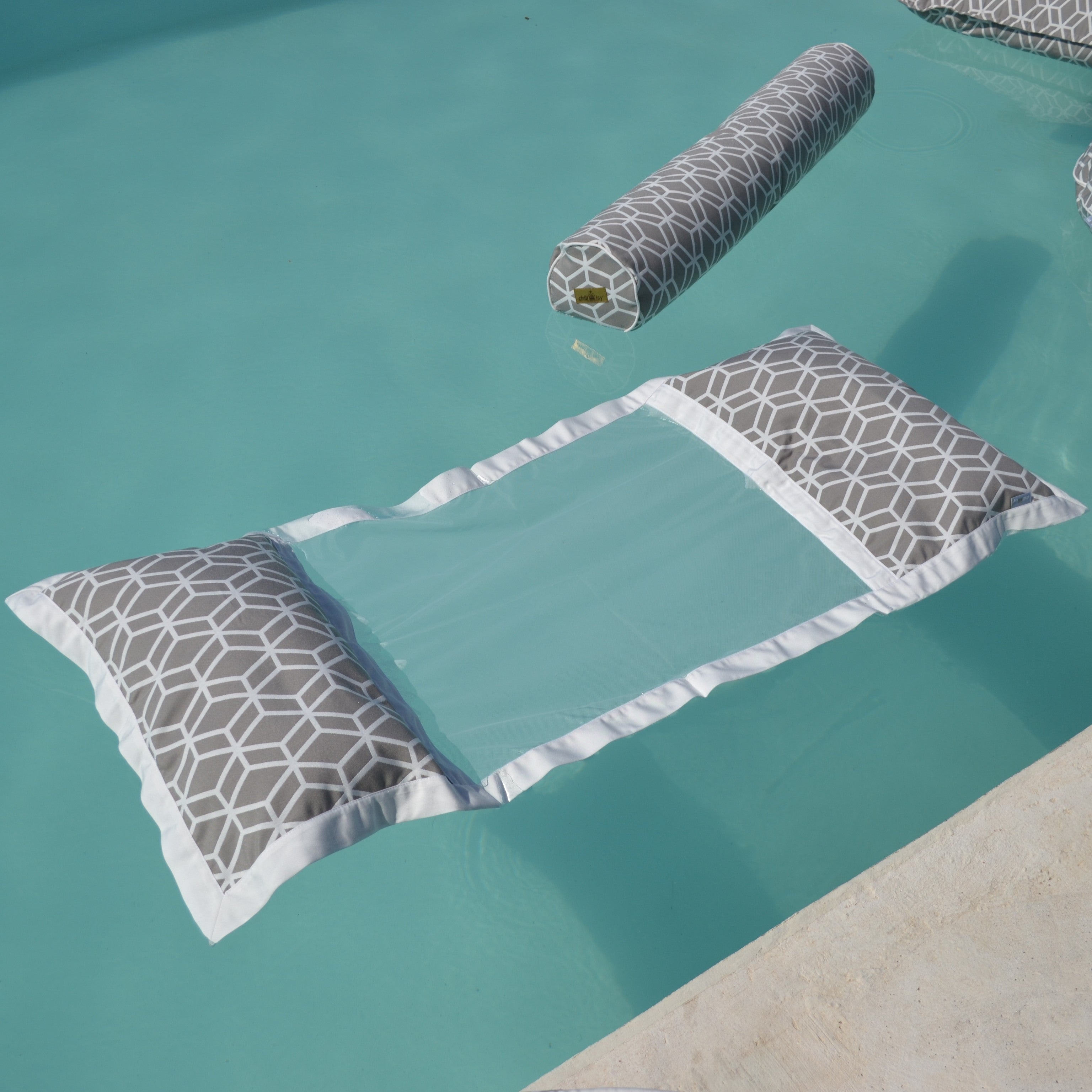 isomatte hängematte Wasserhängematte Pool-Hängematte Crystal Grau kaufen