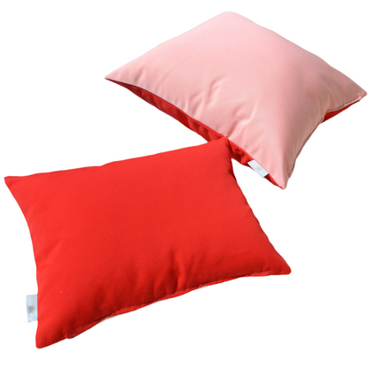 Kissen Sunbrella® Double Rot Rosa - 2er Set
