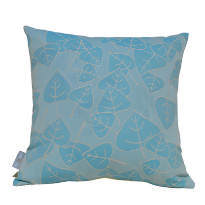 Kissen Messina Eisblau Limone