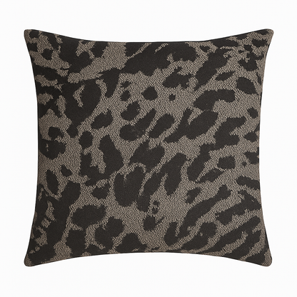 Kissen Leo Schwarz/Taupe - Indoor
