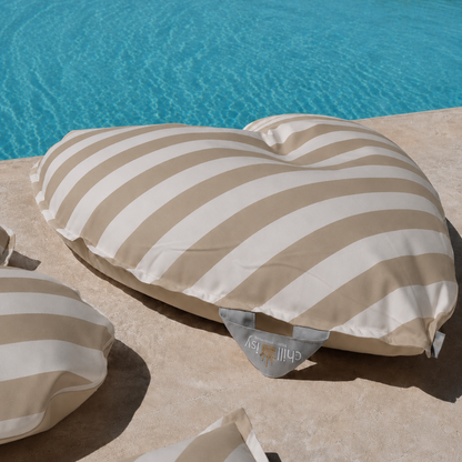 Bathing Island Heart Capri Yellow-White Apricot / Pink