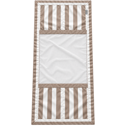 Wechselbezug Wasserhängematte Yacht Beige Weiß gestreift 170 cm