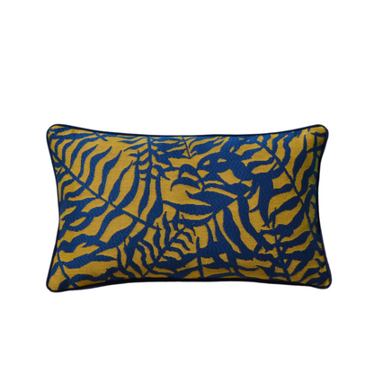 Kissen Sunbrella® Ikebana Safari Blau