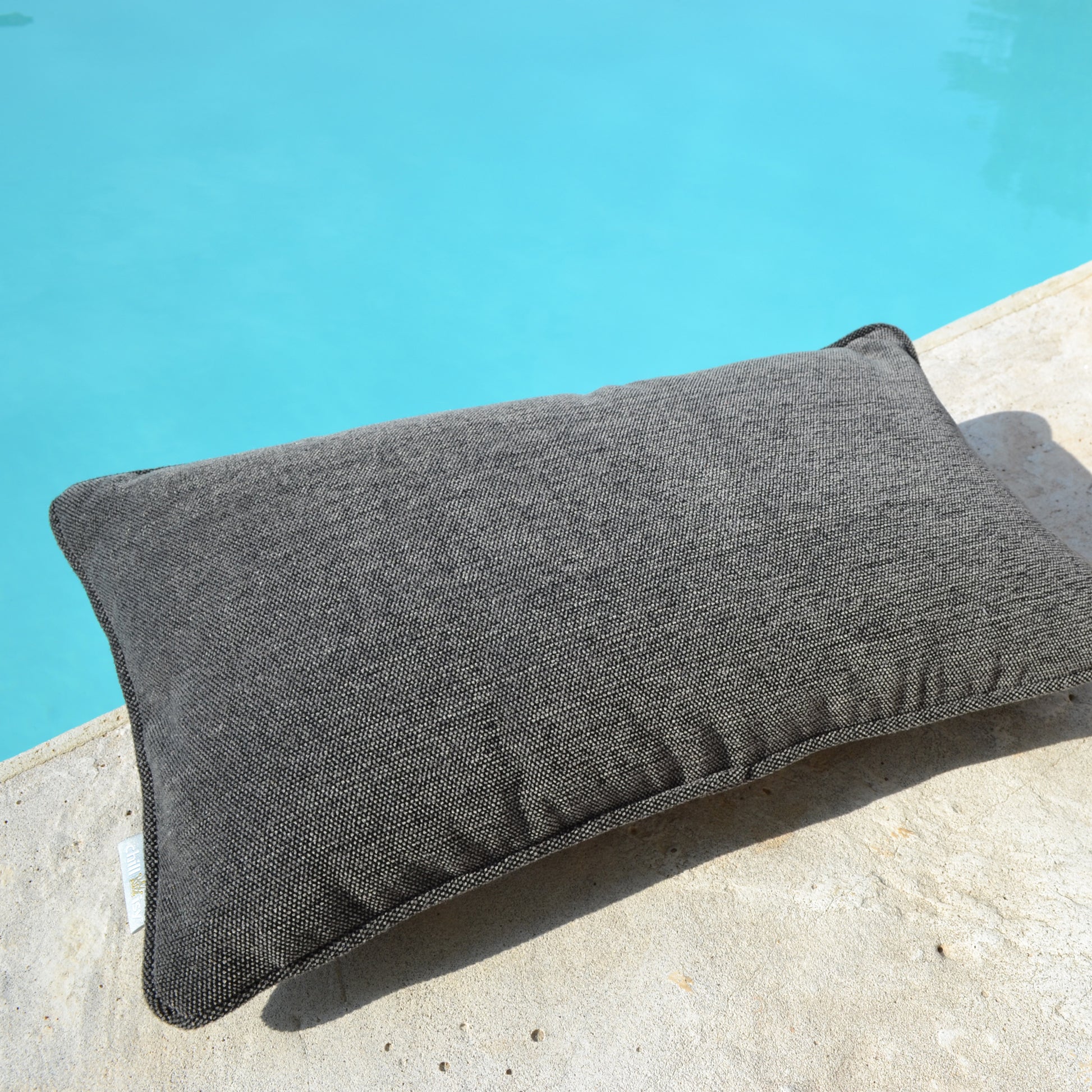 Kissen SOFTY GRAY für Indoor, Outdoor, Yacht, Farbe: Grau. Cushion SOFTY GRAY for Indoor, Outdoor, Yacht, color: gray.