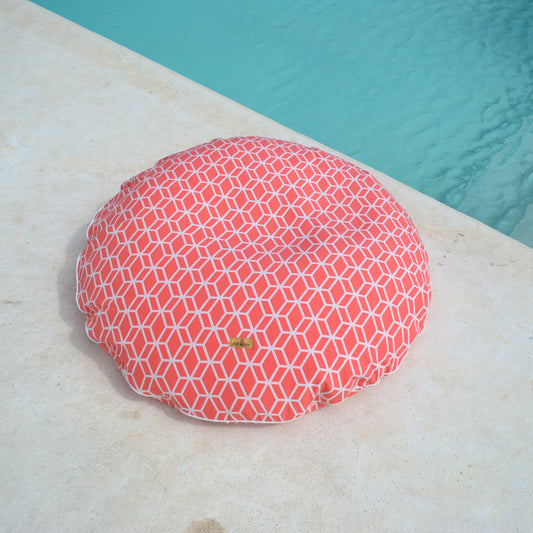 Badeinsel Crystal - Coral Sunset - SOFORT LIEFERBAR | Made in Germany | chillisy®