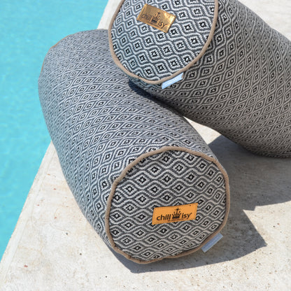 Nackenrolle Bolster Sunbrella Komo Peat von chillisy 