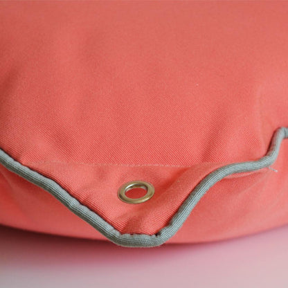 Bootskissen Yachtkissen, Farbe: Pink Grapefruit, Koralle. Indoor, Outdoor, Yacht. Hersteller: chillisy Deutschland.