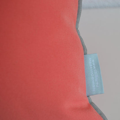Bootskissen Yachtkissen, Farbe: Pink Grapefruit, Koralle. Indoor, Outdoor, Yacht. Hersteller: chillisy Deutschland.