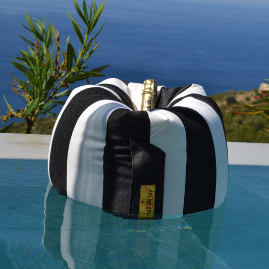 Flaschenkühler schwimmender Champagne Belt "Sveti Stefan" für Flaschen bis zu 1,5 Liter Magnum, Marke: chillisy Pool Accessoires