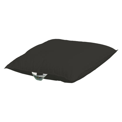 Schwarzes Schwimmkissen Float Formentera 100x100 und 60x60 cm von chillisy hergestellt in Deutschland