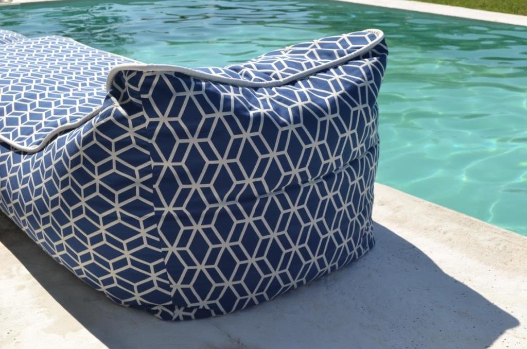 Daybed, Sonnenliege, Poollounger, Blau, chillisy, gemütlich, online kaufen.