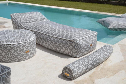 Daybed Sonnenbett Crystal Gold Grau von chillisy online kaufen.