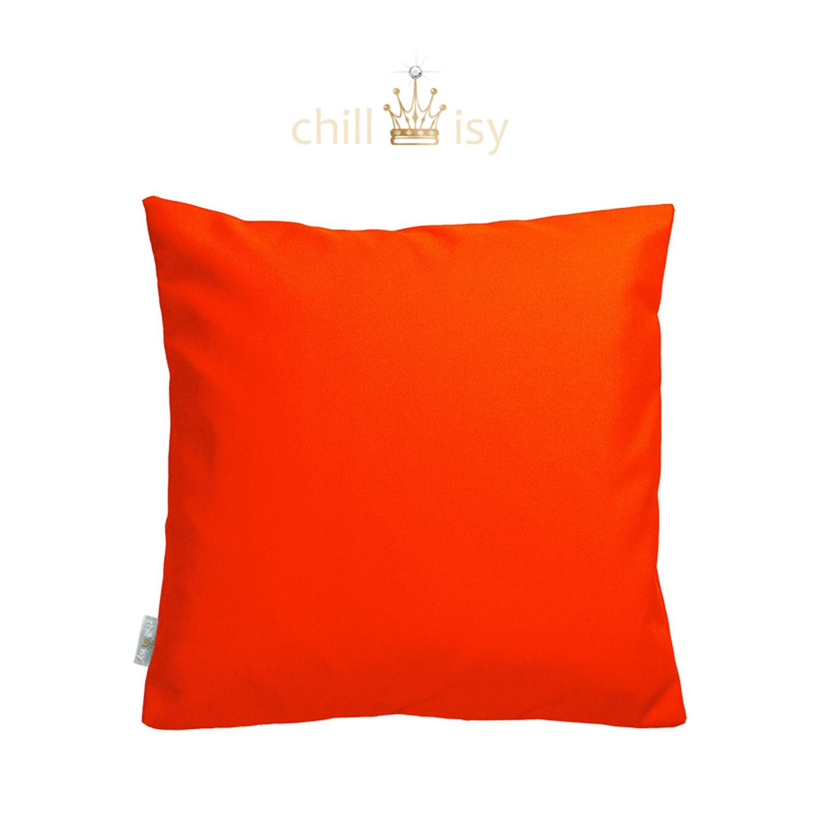 Outdoor Kissen Hummer Orange – wasserabweisend, wetterfest & UV-bestän – chillisy®