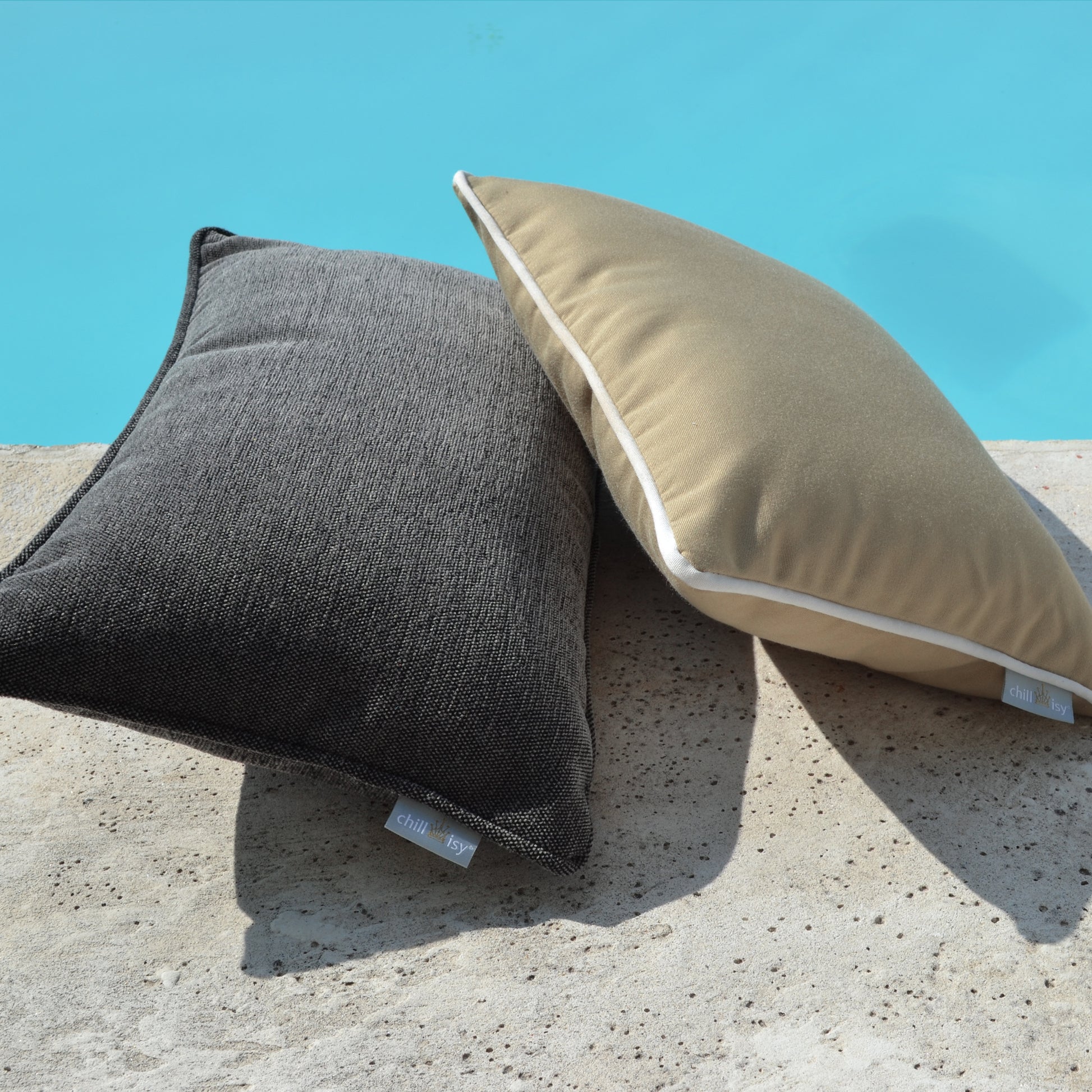 Kissen SOFTY GRAY für Indoor, Outdoor, Yacht, Farbe: Grau. Cushion SOFTY GRAY for Indoor, Outdoor, Yacht, color: gray