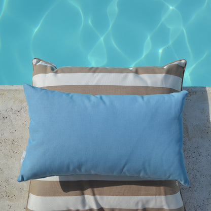 Kissen Himmelblau Outdoor ab 40x40cm, cushion sky blue outdoor