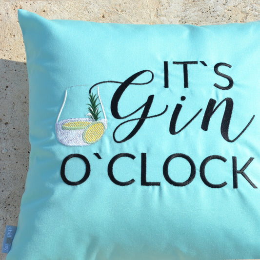 Kissen IT'S GIN O'CLOCK 45x45 Mint

Verwendung: Indoor,&nbsp;Outdoor&nbsp;&amp; Yacht


Mint farbenes Kissen bestickt mit dem Motiv IT‘S GIN O‘CLOCK. Die Kissenform ist quadratisch und misst 45x45 cm.