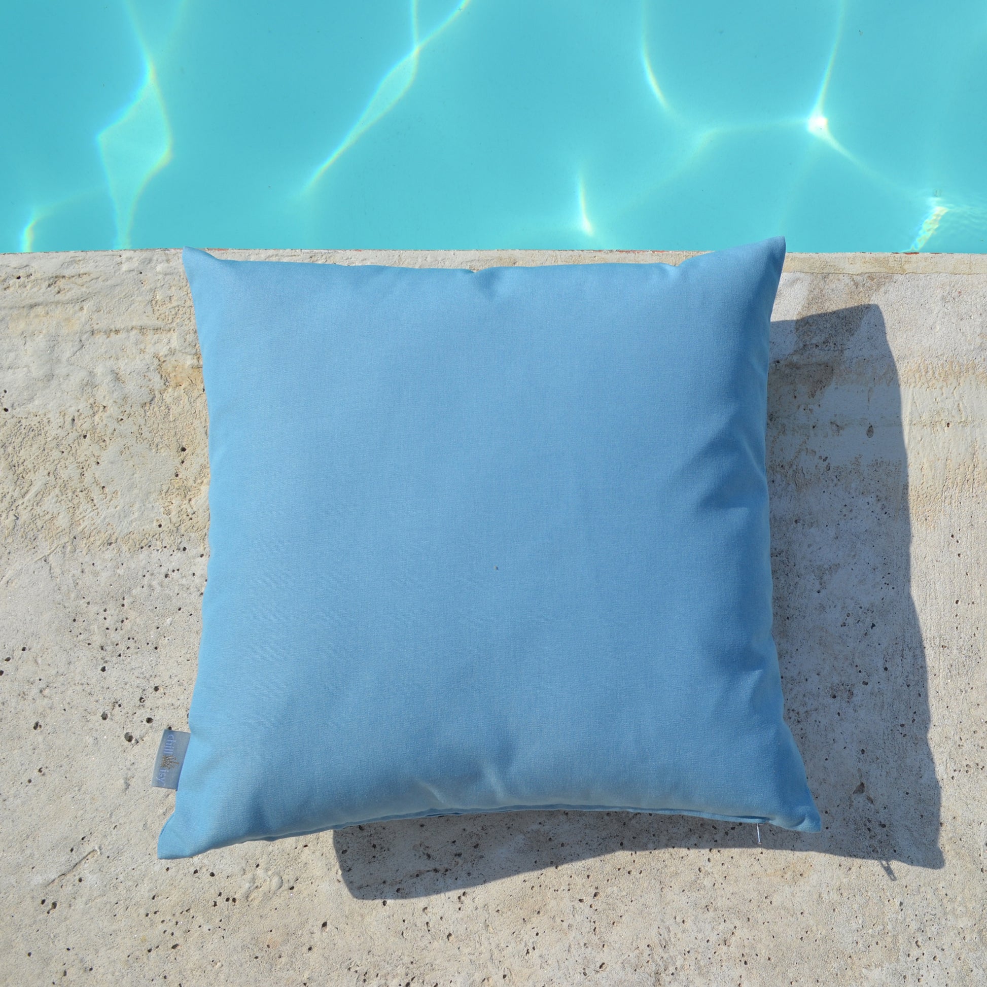 Kissen Himmelblau Outdoor ab 40x40cm, cushion sky blue outdoor