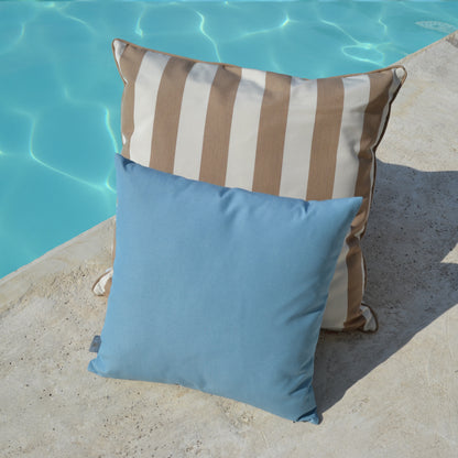 Kissen Himmelblau Outdoor ab 40x40cm, cushion sky blue outdoor