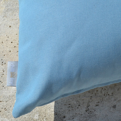 Kissen Himmelblau Outdoor ab 40x40cm, cushion sky blue outdoor
