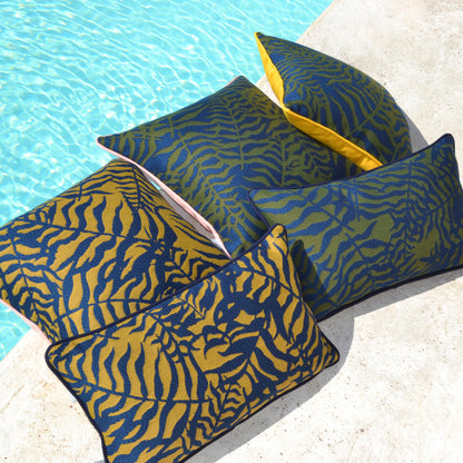 Kissen Sunbrella® Ikebana Safari Blau