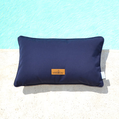 Kissen Sunbrella® Ikebana Safari Blau