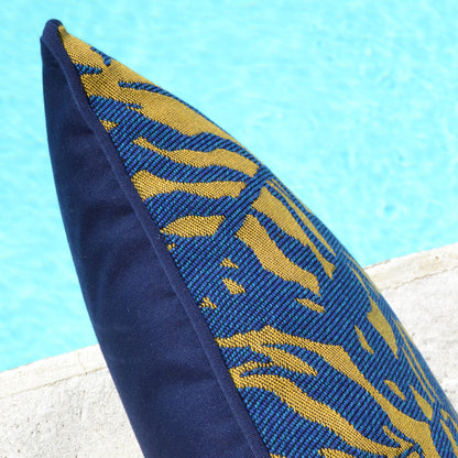 Kissen Sunbrella® Ikebana Safari Blau