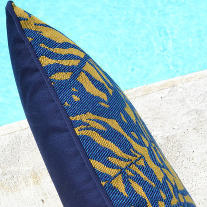 Kissen Sunbrella® Ikebana Safari Blau