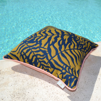 Cushion Sunbrella Ikebana Safari, color: beige, blue, pink. Usage: Indoor, Outdoor, Yacht. Made in Germany. Shipping worldwide. Brand: chillisy.