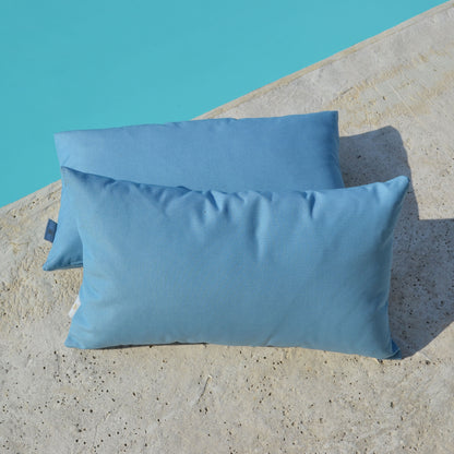 Kissen Himmelblau Outdoor ab 40x40cm, cushion sky blue outdoor