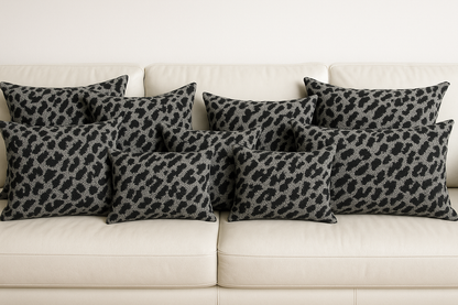 Kissen im Leo Design Schwarz/Grau von chillisy Chill'in 