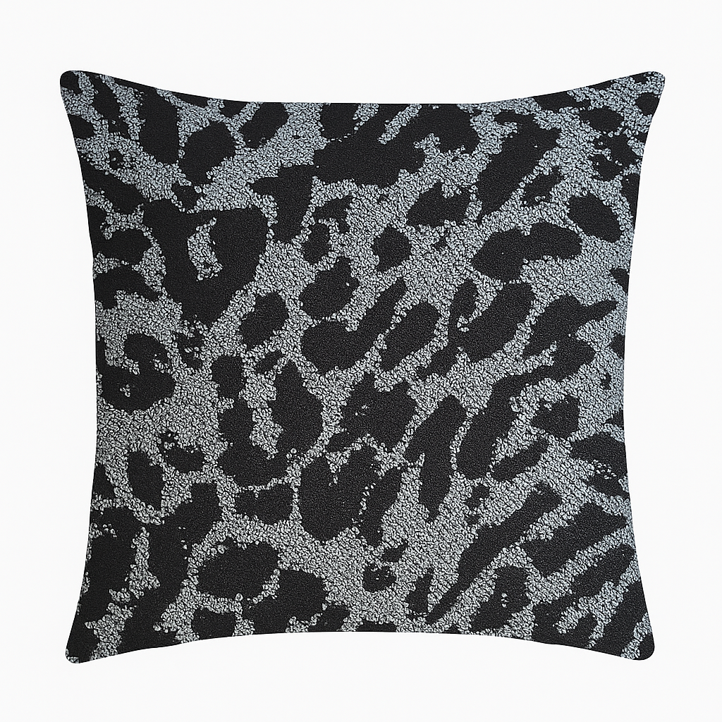 Kissen im Leo Design Schwarz/Grau von chillisy Chill'in 