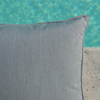 Kissen Summertime Premium mit Keder - Steingrau