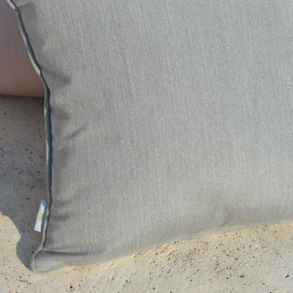 Kissen Summertime Premium mit Keder - Steingrau