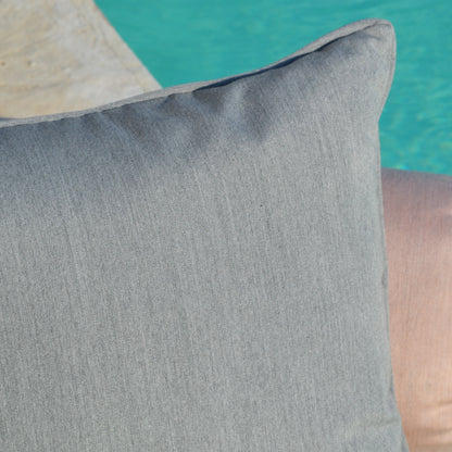 Kissen Summertime Premium mit Keder - Steingrau