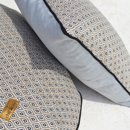 Gartenaccessoires m Boho Style aus witterungsbeständigen Sunbrella Textil, hergestellt von chillisy in Deutschland.