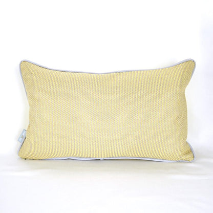 Produkt: Kissen, Gartenkissen; Material: Sunbrella Majestic, Verwendung: Outdoor und Indoor; Farbe: Grau, Gelb, Limone; Mit Keder, Paspel; verschiedene Größen; Marke: chillisy Lifestyle; online kaufen. Hergestellt in Deutschland.