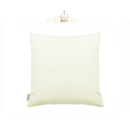 Kissen, Farbe: weiss, Verwendung: Indoor, Outdoor, Yacht. Marke: chillisy. Hergstellt in Deutschland. 